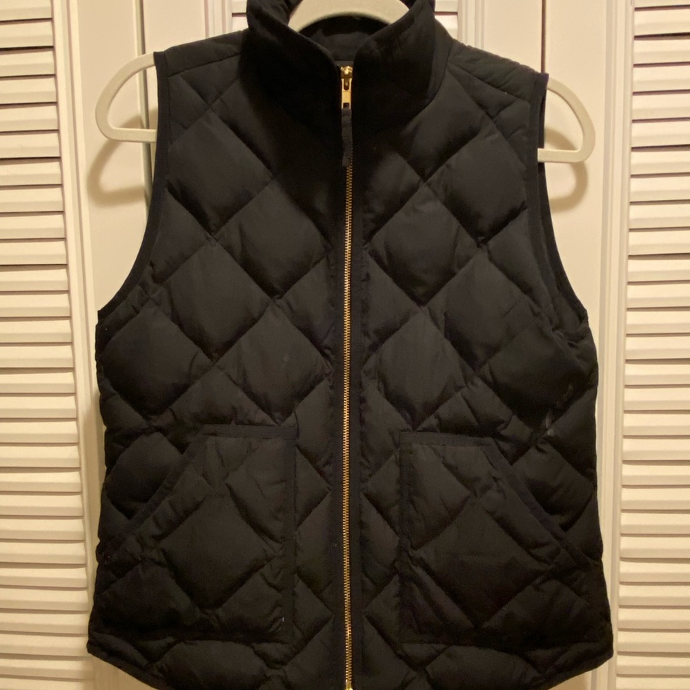 J Crew vest with zipper and pockets